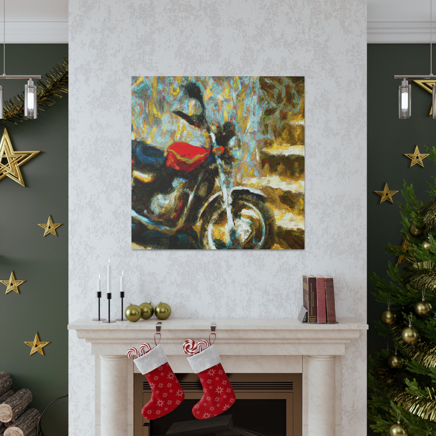 Speed on Two Wheels - Canvas