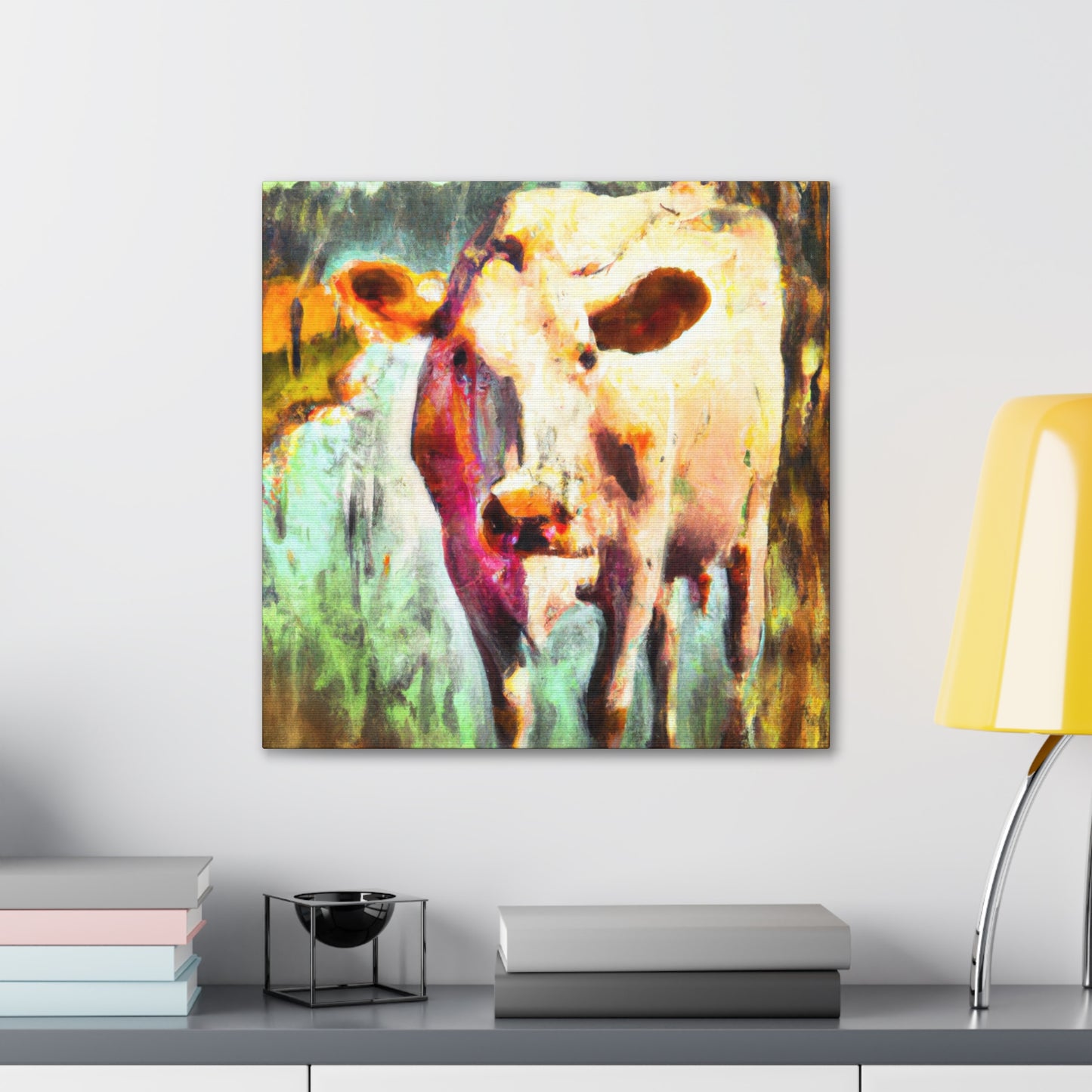 Milky Moo Mosaic - Canvas