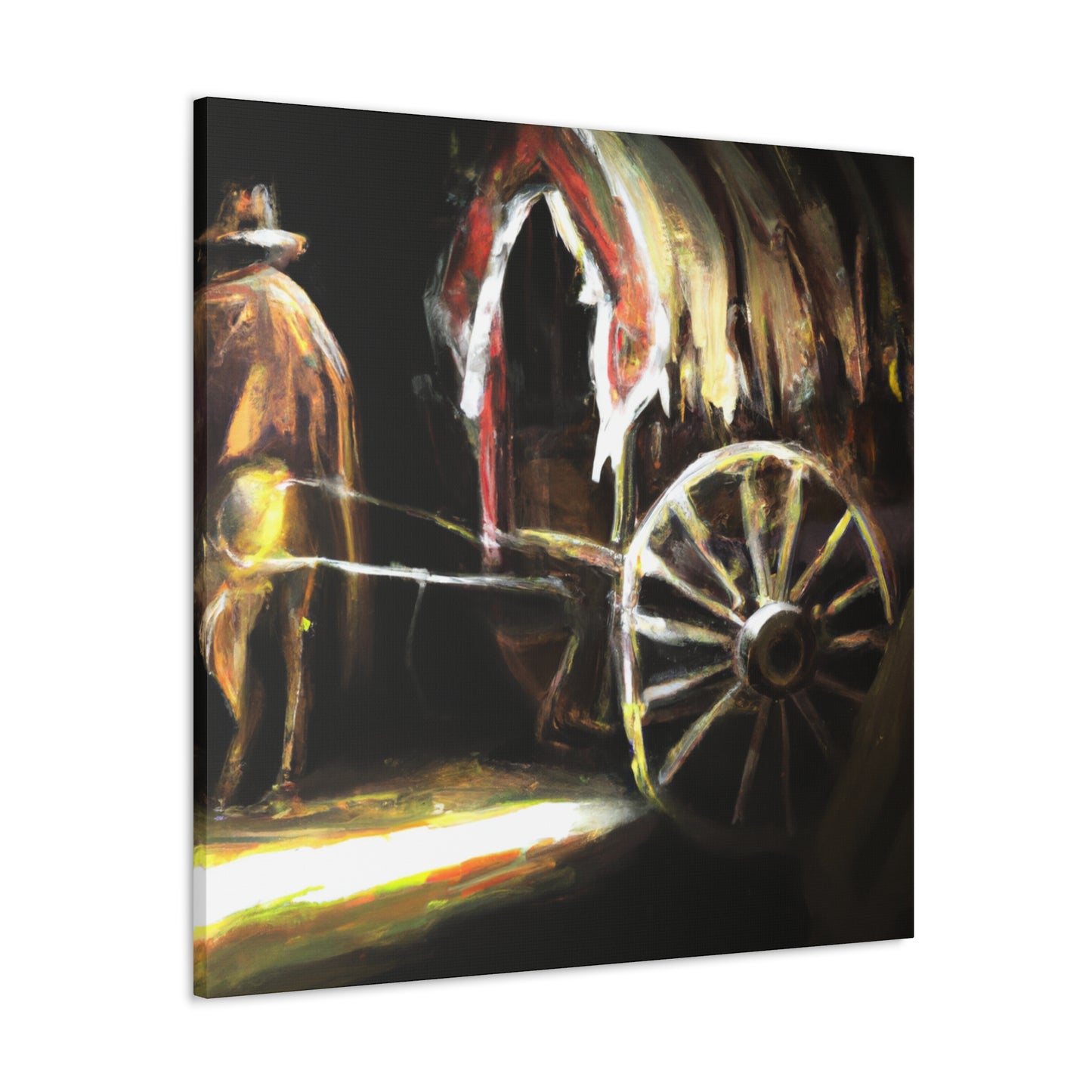 "Chuck Wagon Splendor" - Canvas