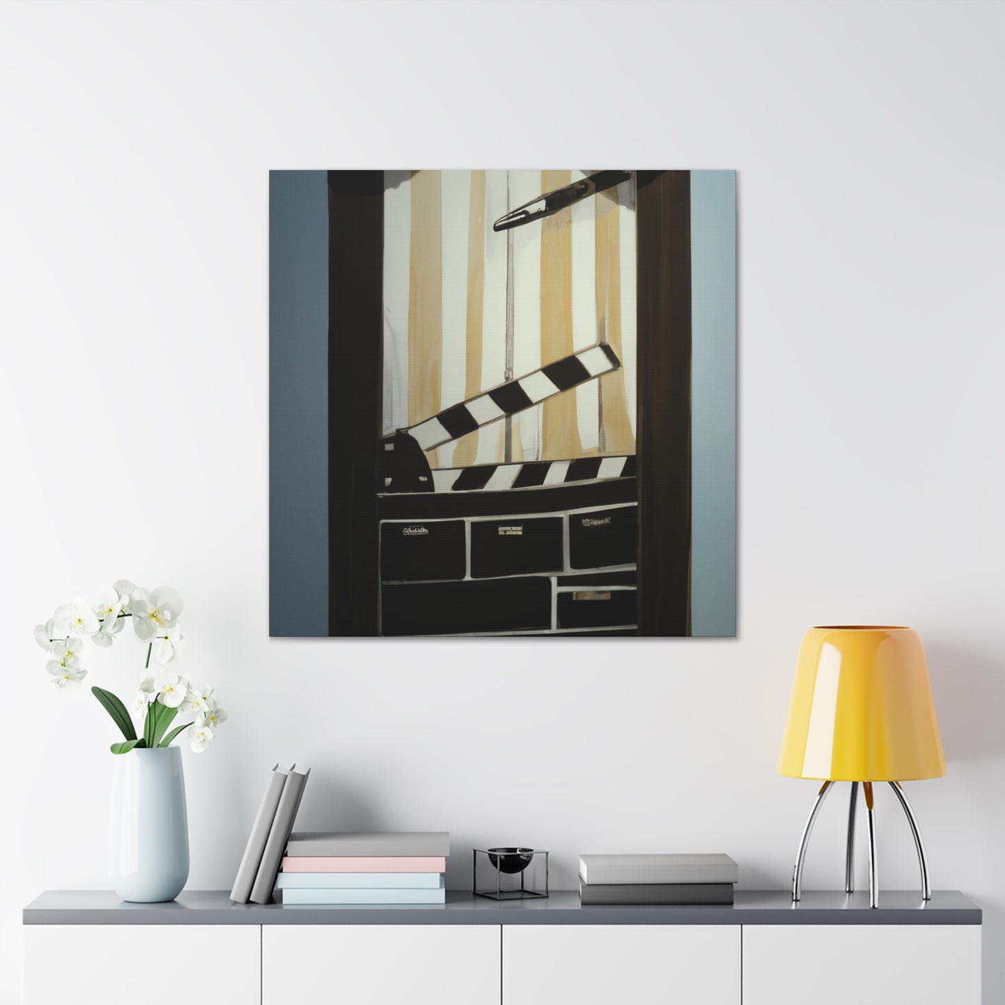 "Clapperboard Glorious Glamour" - Canvas