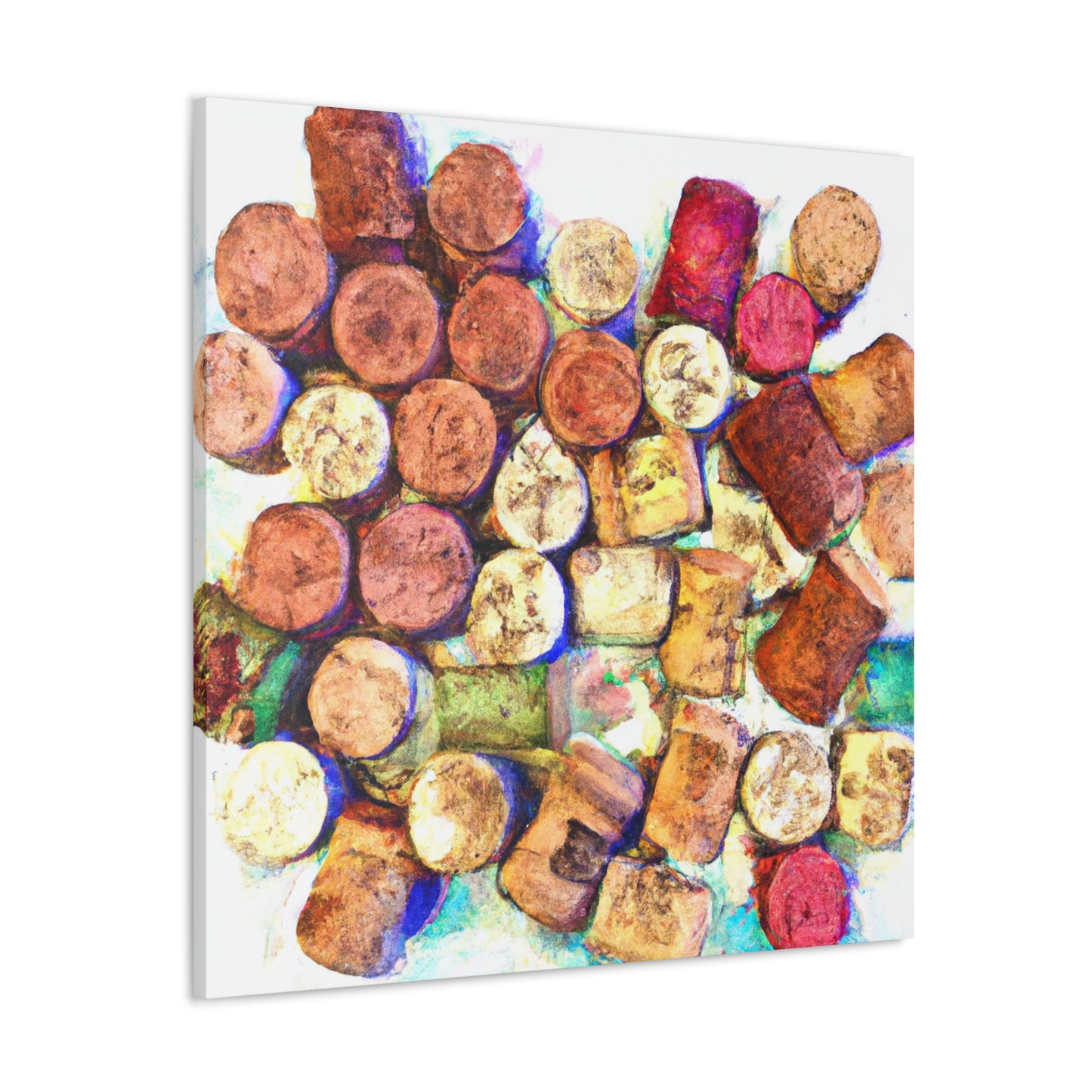 "Wine Corks Reimagined" - Canvas