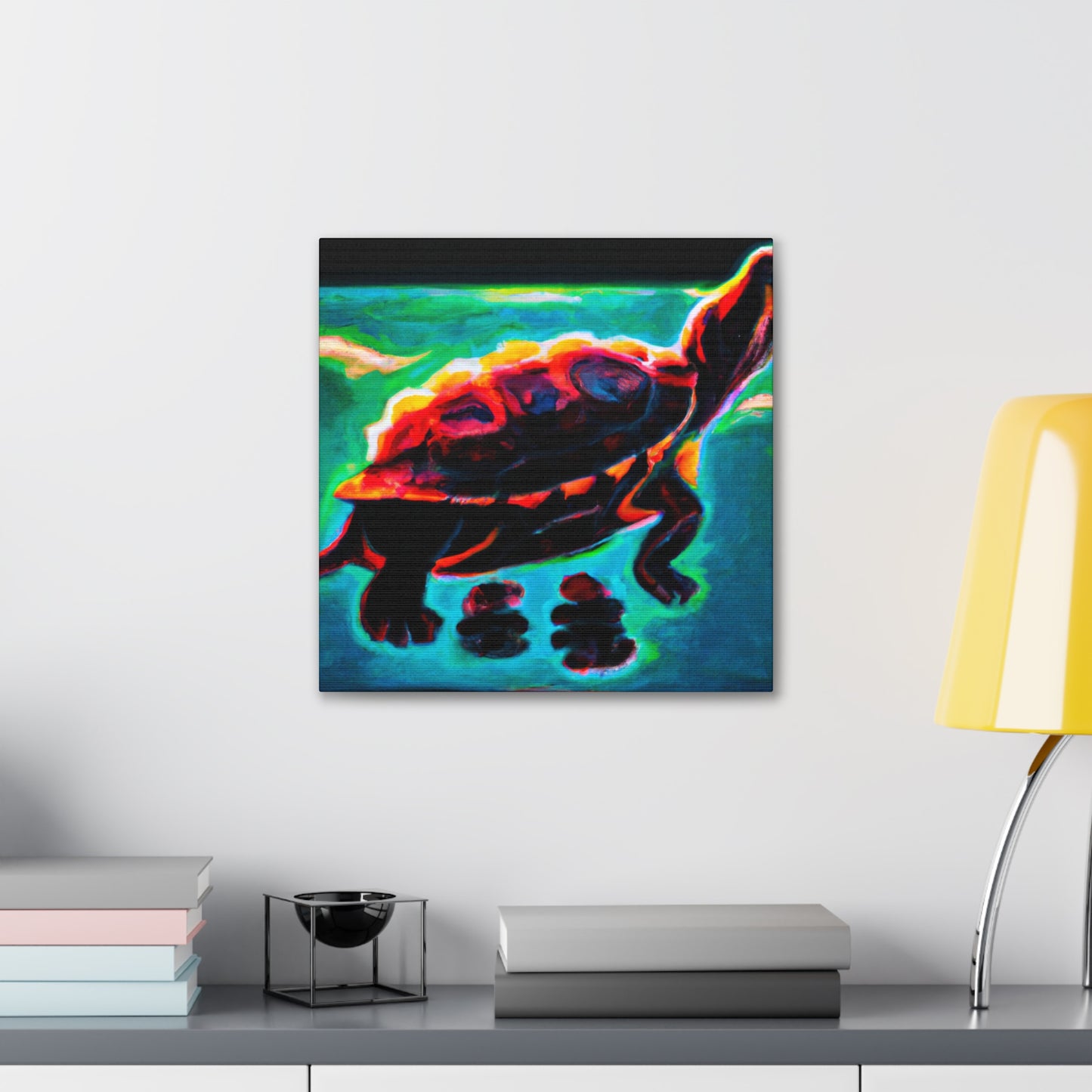 "Turtle of Art Deco" - Canvas