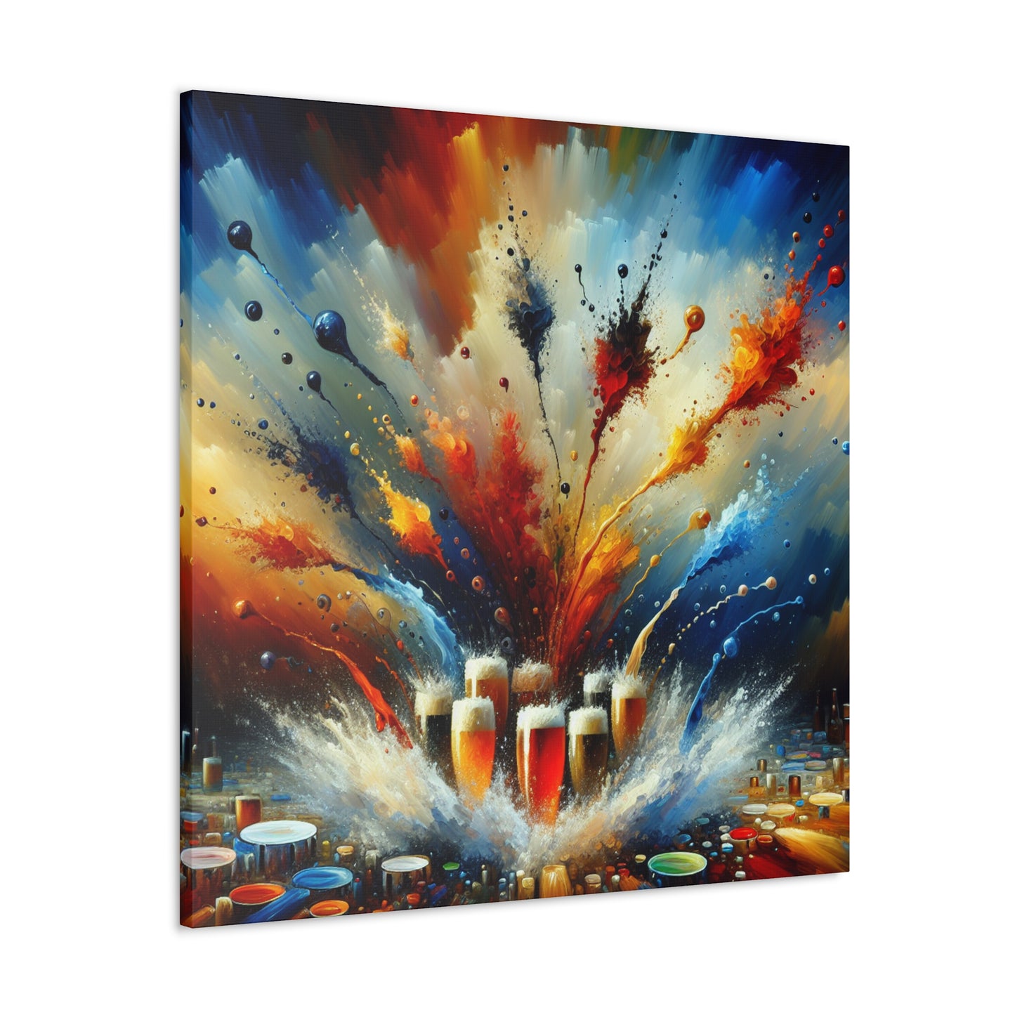 Alehouse Revelry Renaissance Romance - Canvas