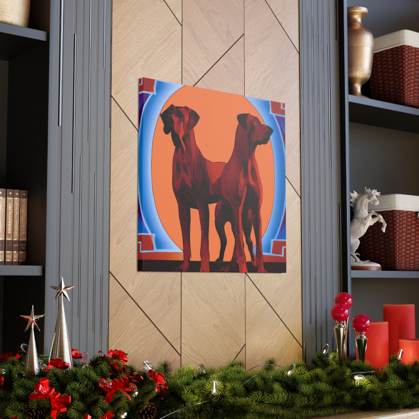 Ridgeback Art Deco. - Canvas