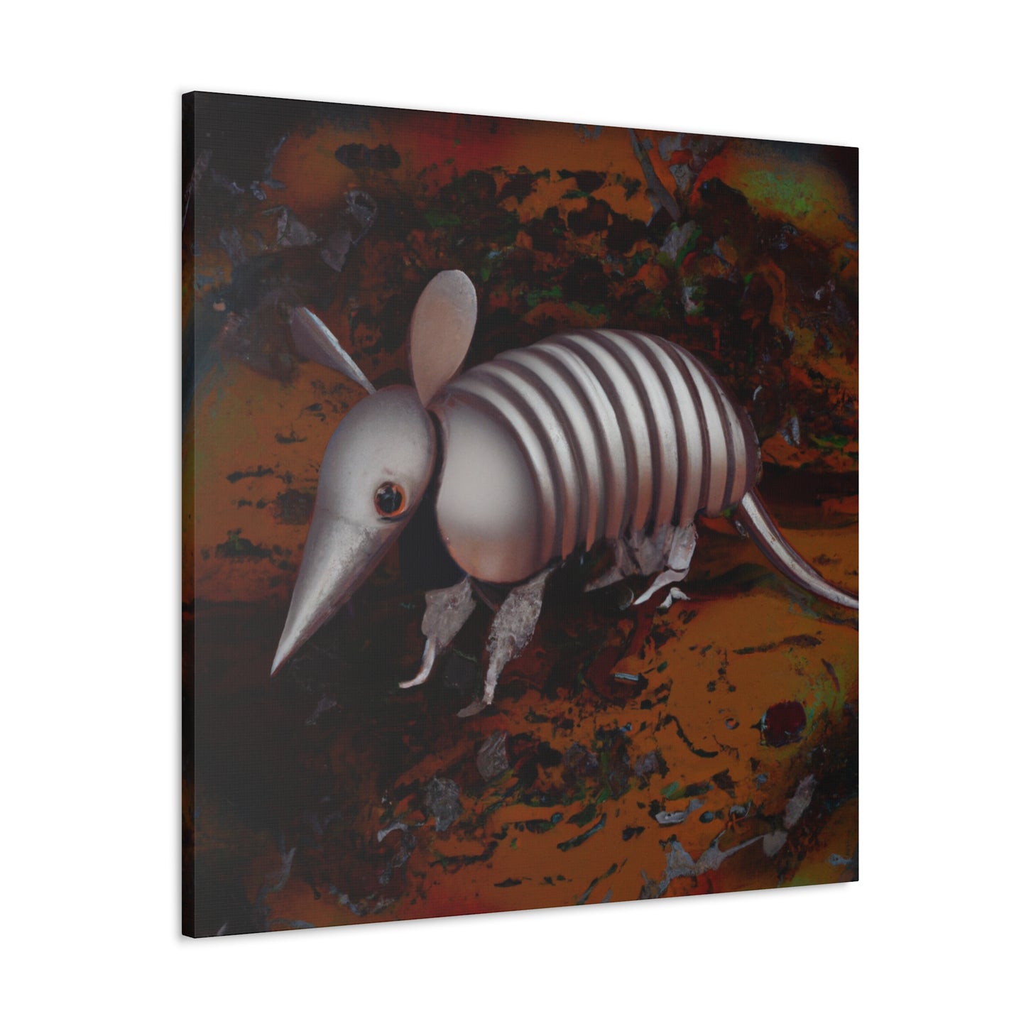 Armadillo In Sunset - Canvas