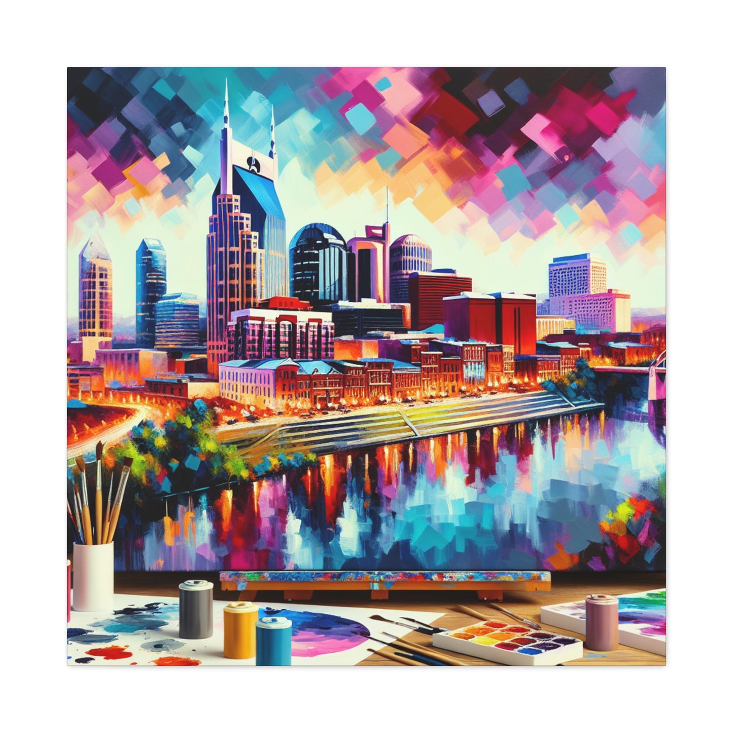 Melodic Urban Rhapsody - Canvas