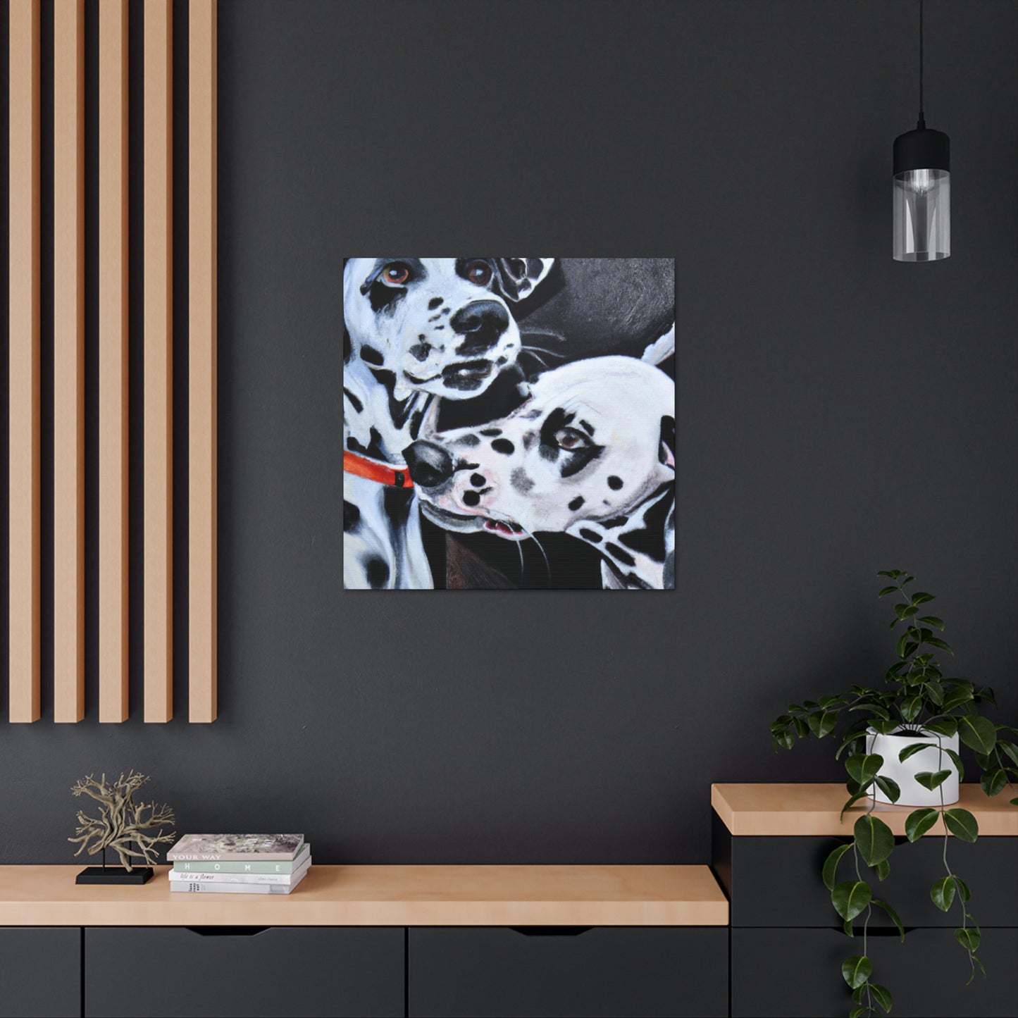 "Dalmatian on Canvas" - Canvas