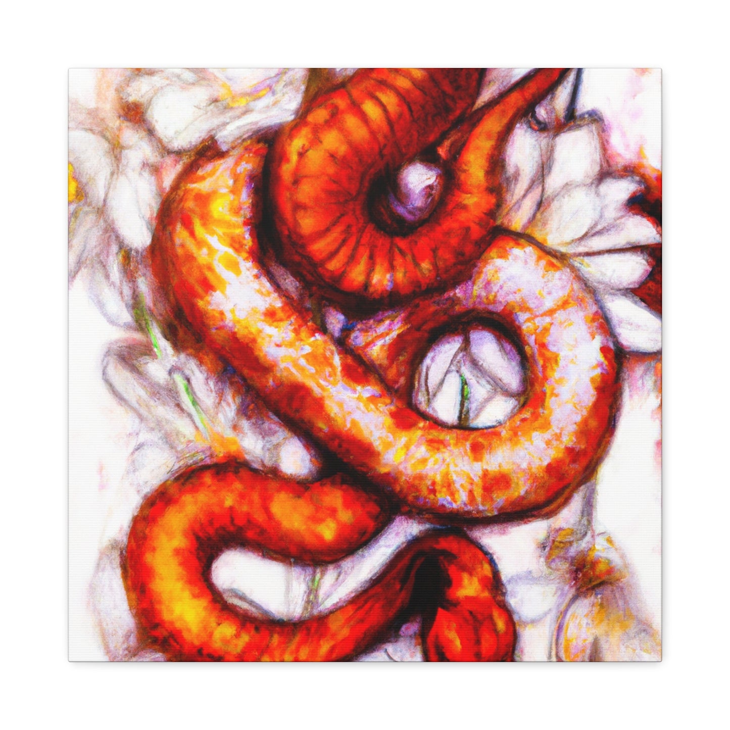 "Corn Snake Impressions" - Canvas