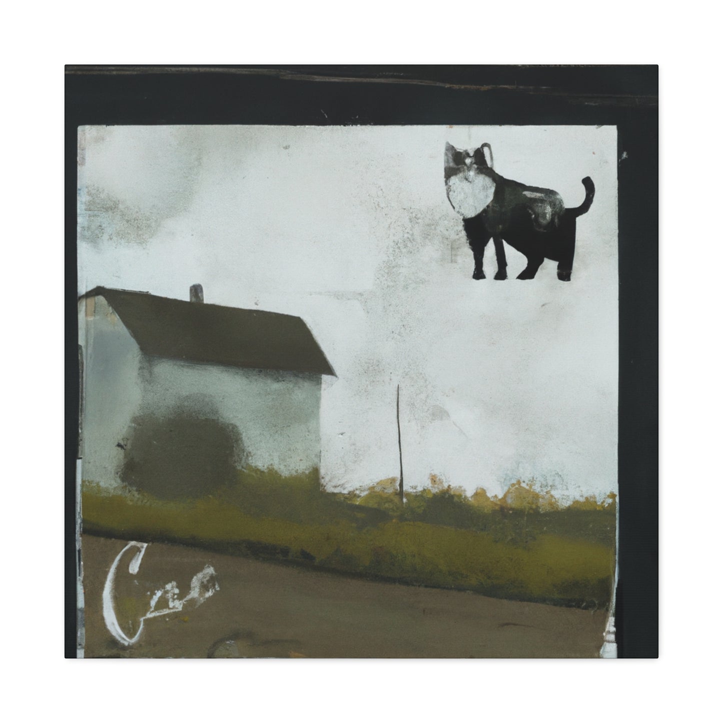 "Barn Cat Prowl'ing" - Canvas