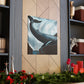 Whale in the Harbor - Canvas