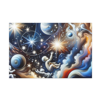 Starry Cosmos Ascension - Canvas