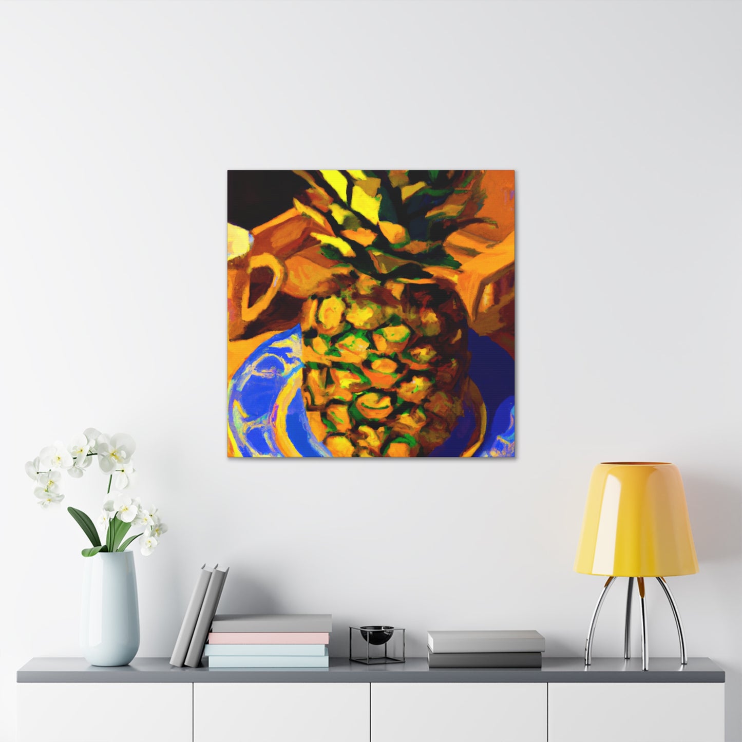 Pineapple Portrait Impression - Canvas