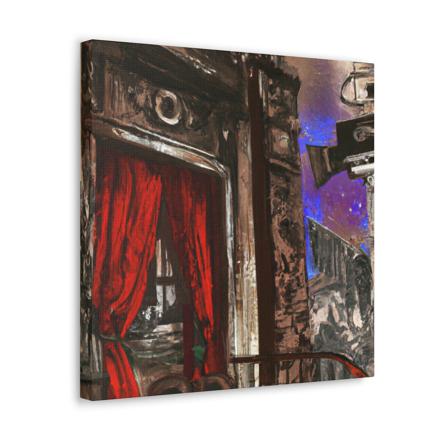 "Vintage Theater Dreamscape" - Canvas