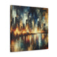 "Midnight Metropolis Movement" - Canvas