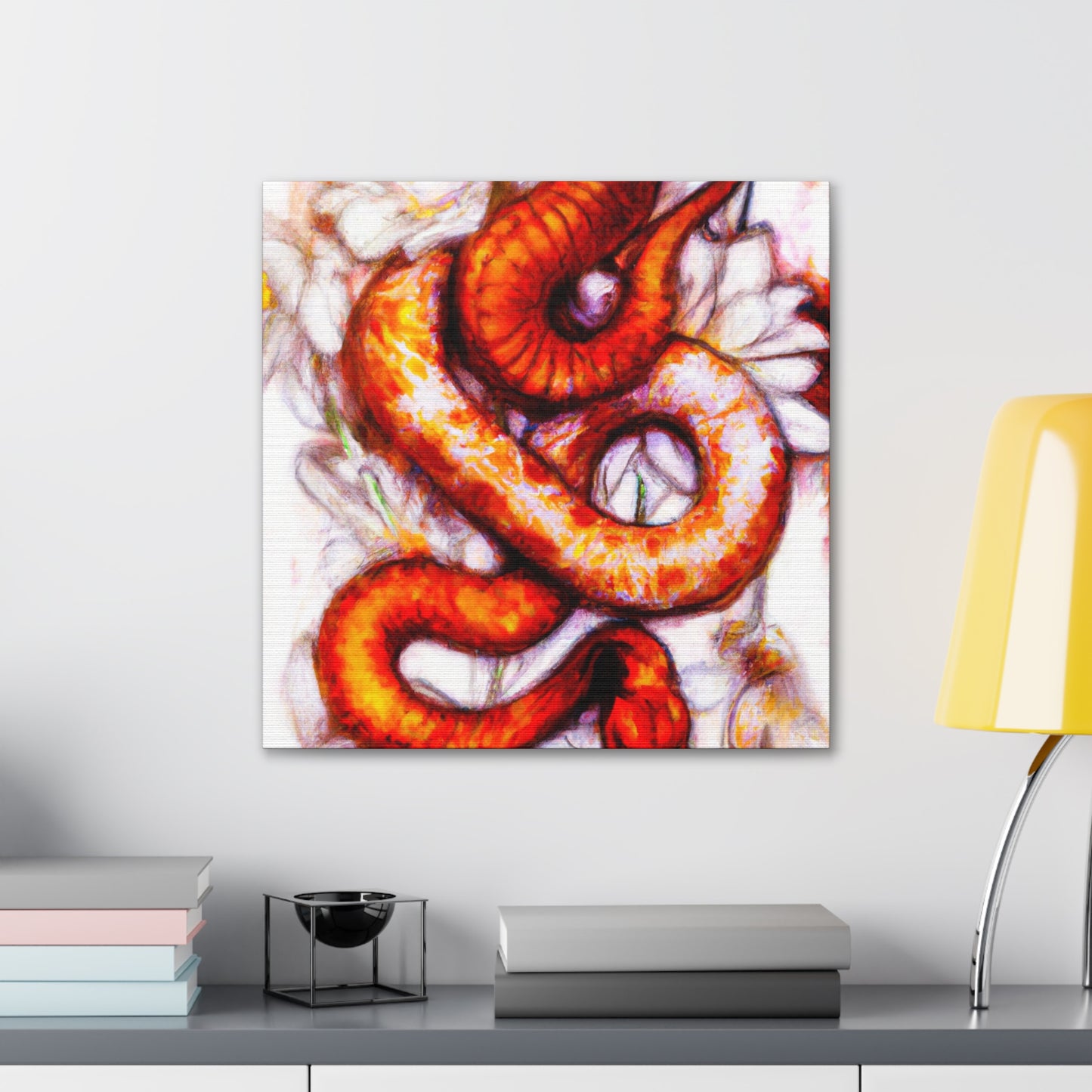 "Corn Snake Impressions" - Canvas