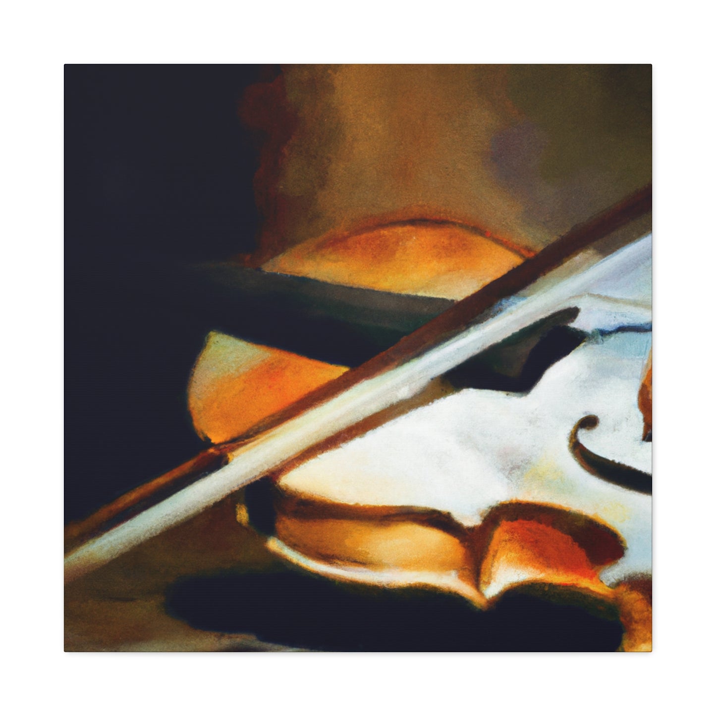 "Violin Elegance Melody." - Canvas