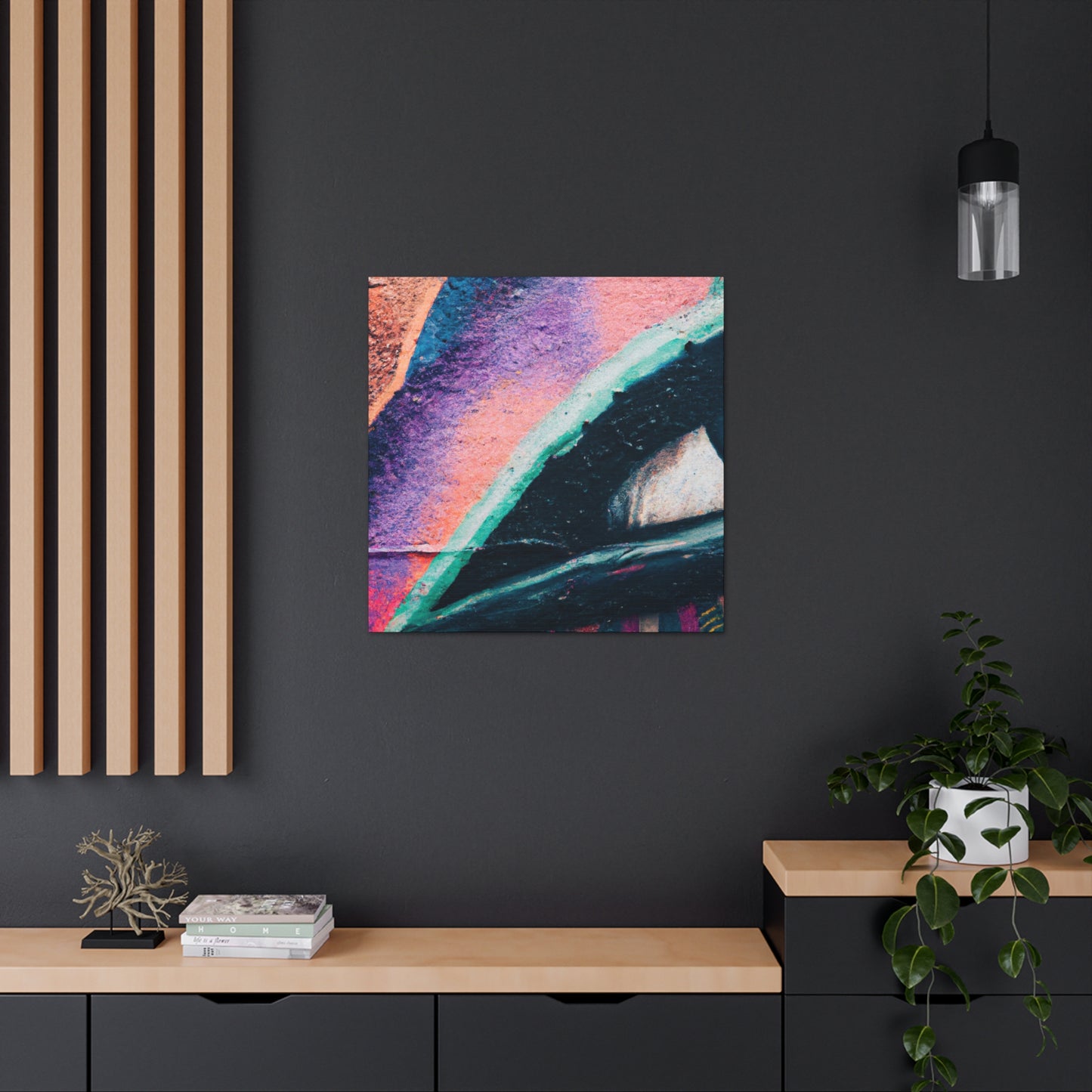 Colorful Past Expression - Canvas