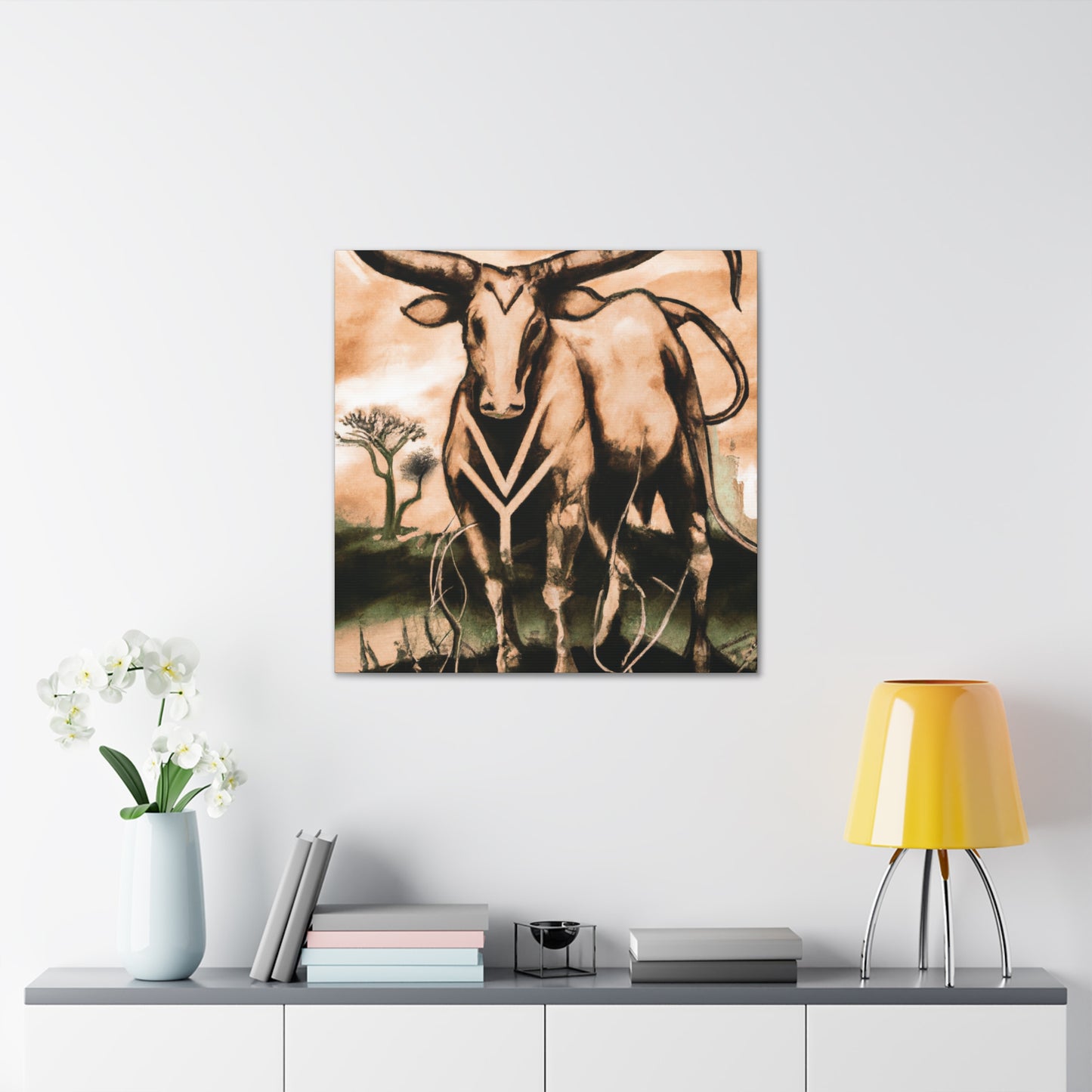 "Texas Longhorns Majestic Majesty" - Canvas