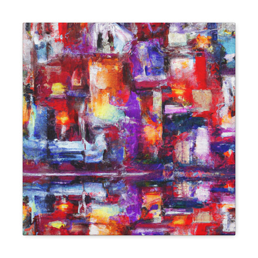 "City Square Splendor" - Canvas