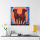 Ridgeback Art Deco. - Canvas