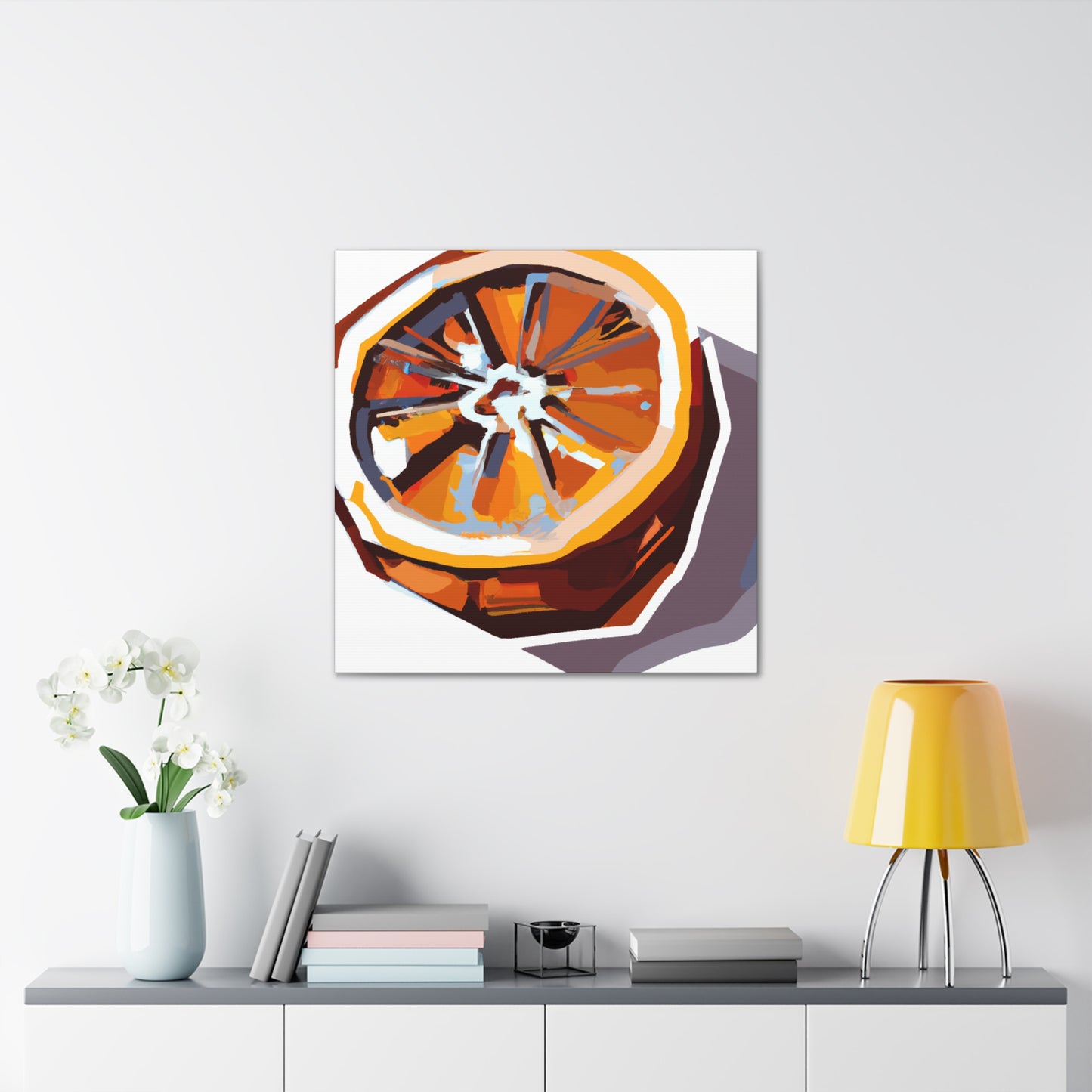 Orange Pop Vibes - Canvas