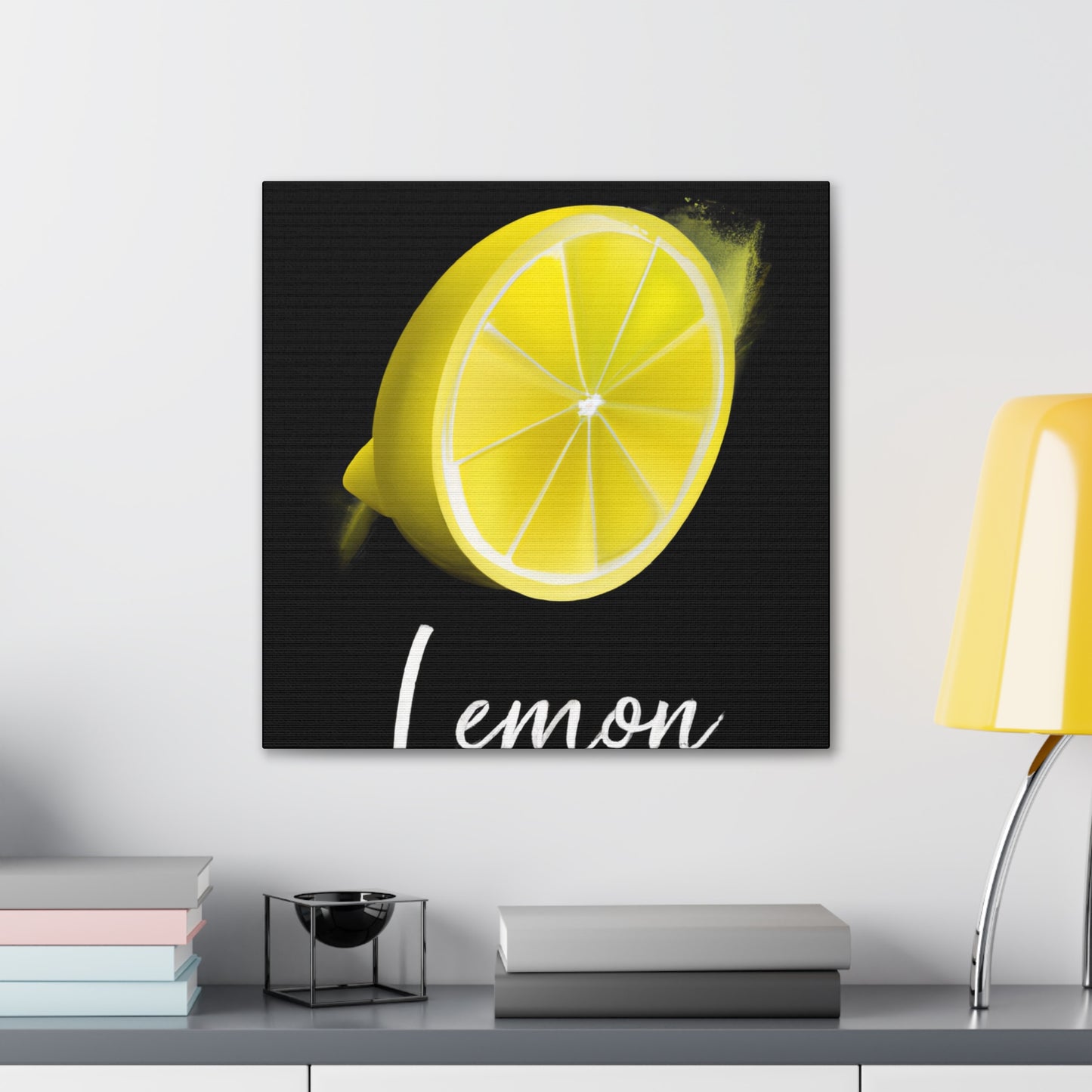 Lemon Zest Radiance - Canvas