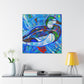 "Mallard on Reflection Pond" - Canvas