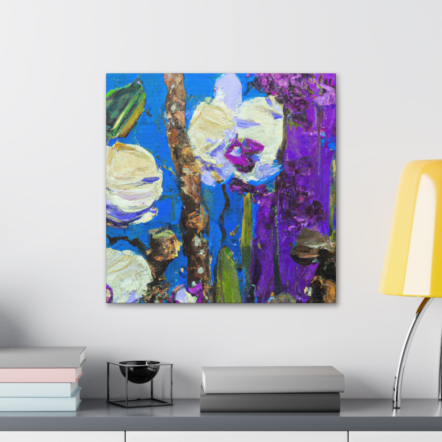 "Orchid in Abstraction" - Canvas