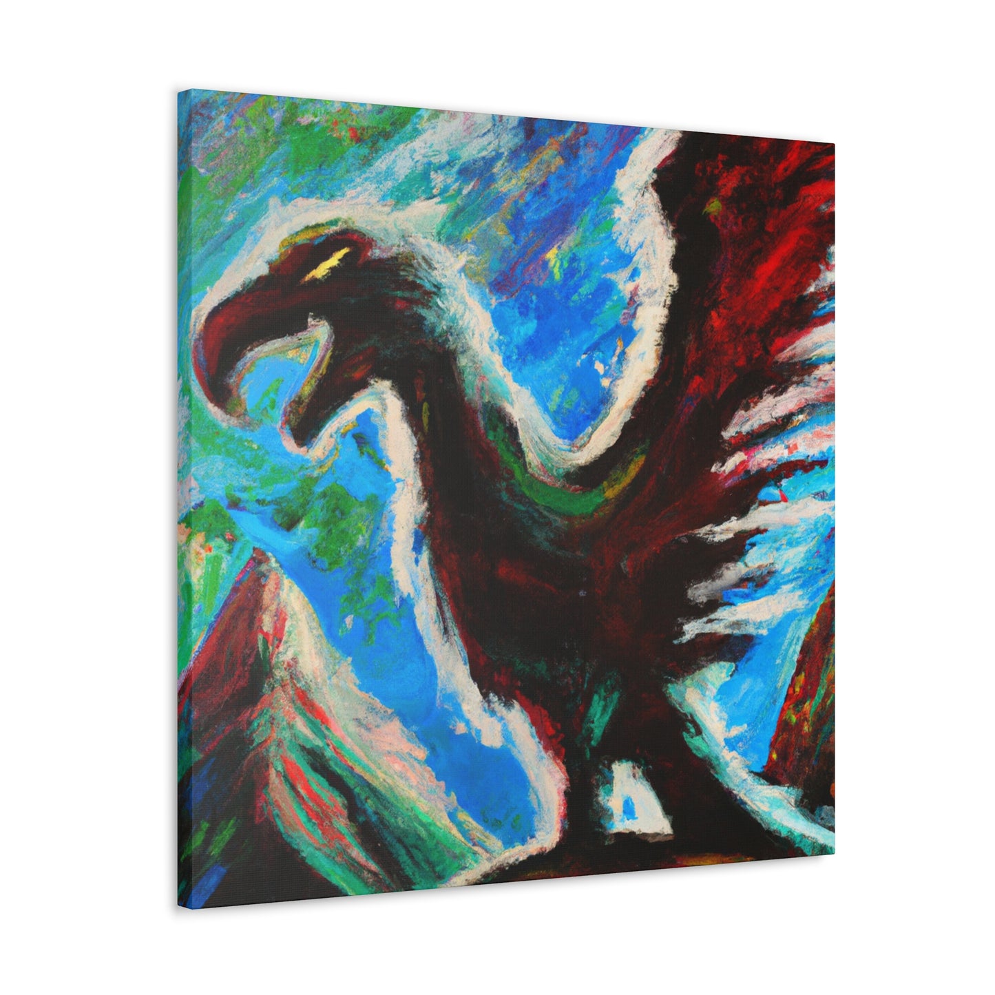 "Condor in Flight Below" - Canvas