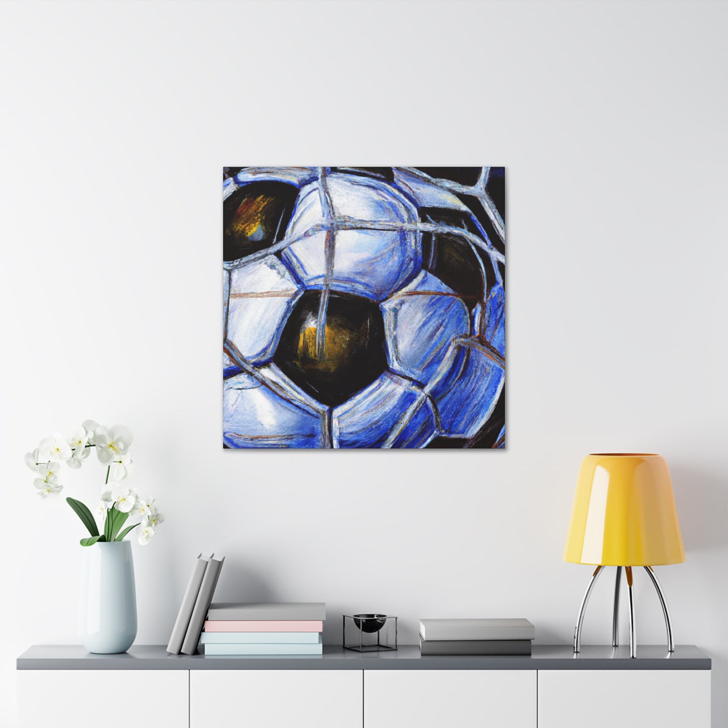 Football Frenzy Hyperrealism - Canvas