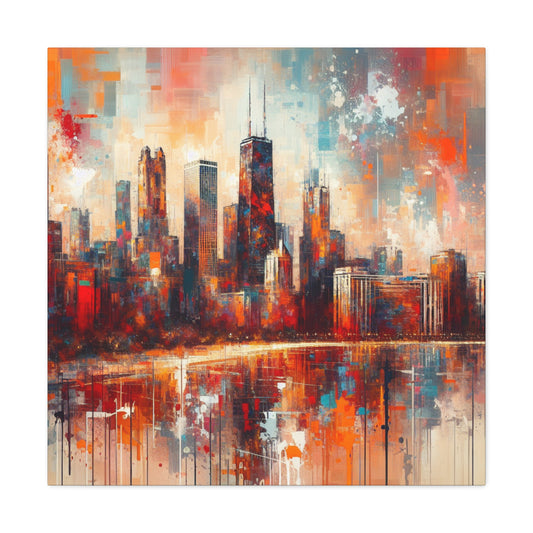 "Urban Splendor: Chicago Chronicles" - Canvas