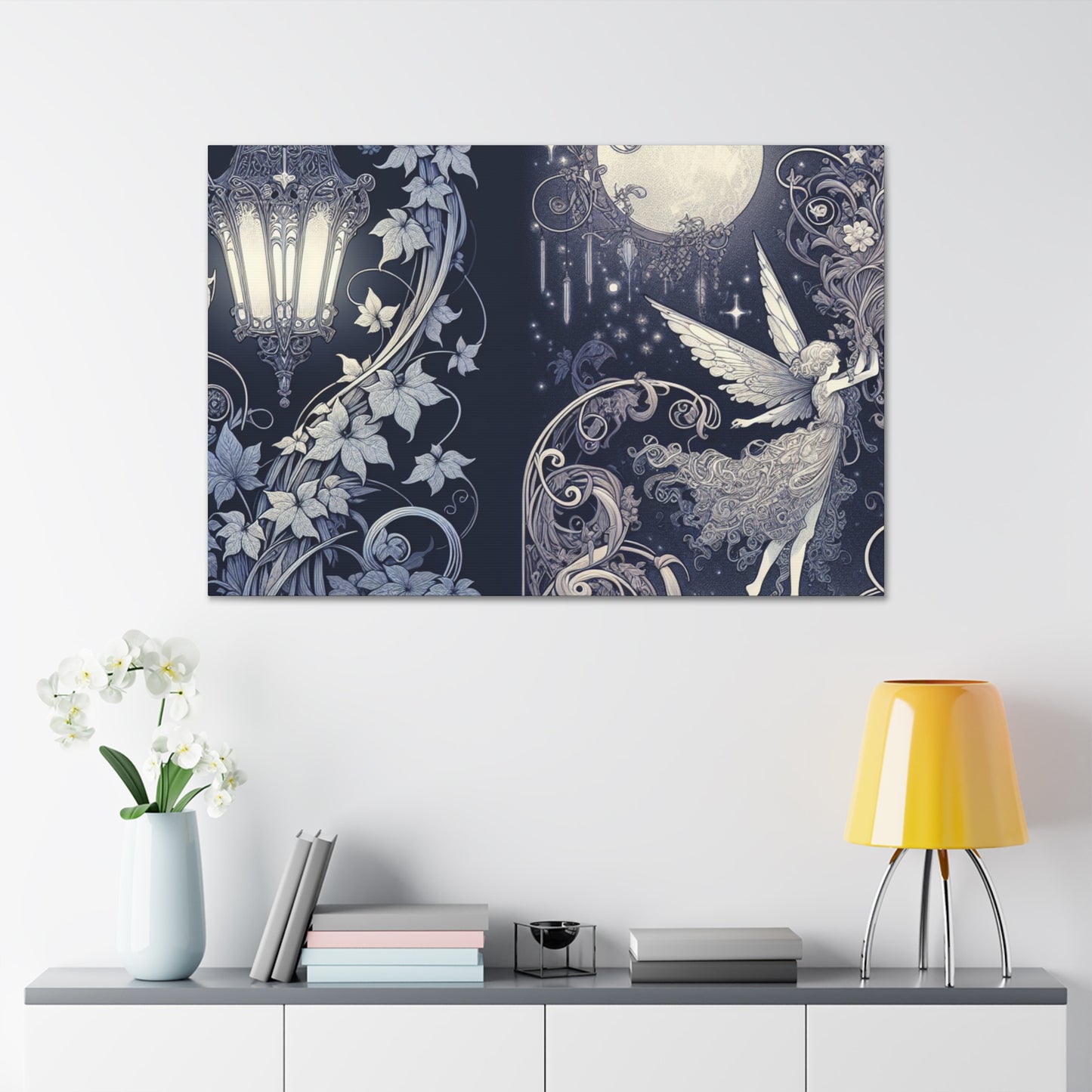 Whispering Blooms Unveiled - Canvas