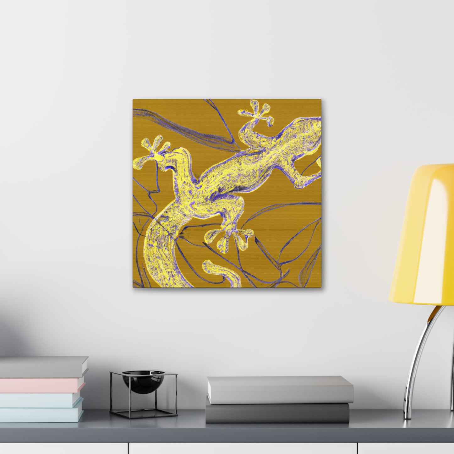 Lizard Mornings Splendor - Canvas