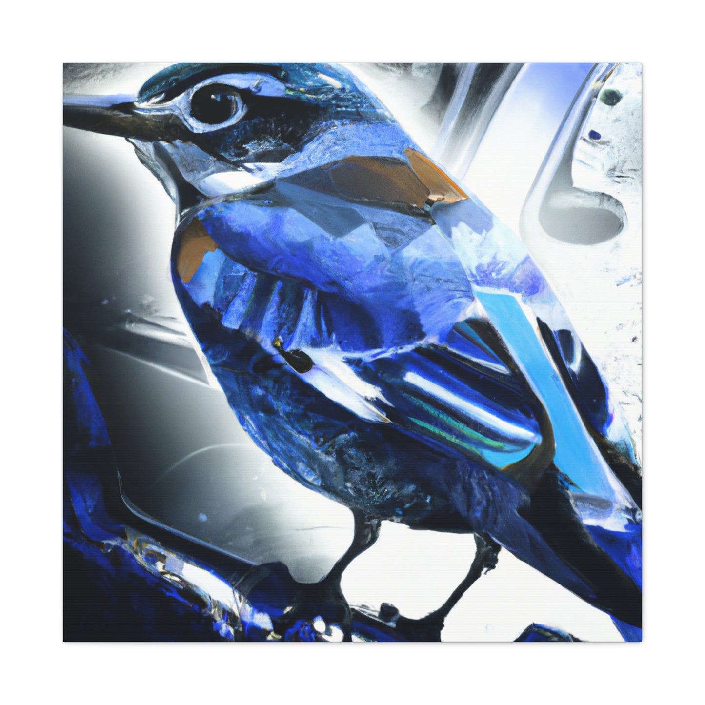 Bluebird Dreams Await - Canvas