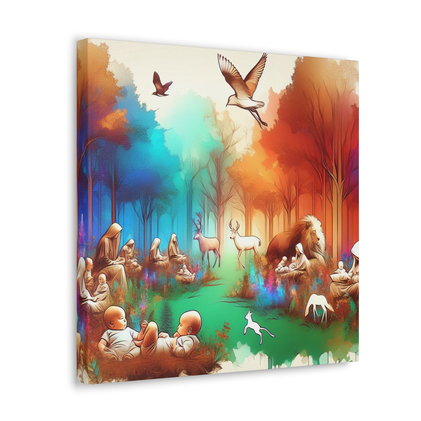 Whispering Woodland Wonders - Canvas