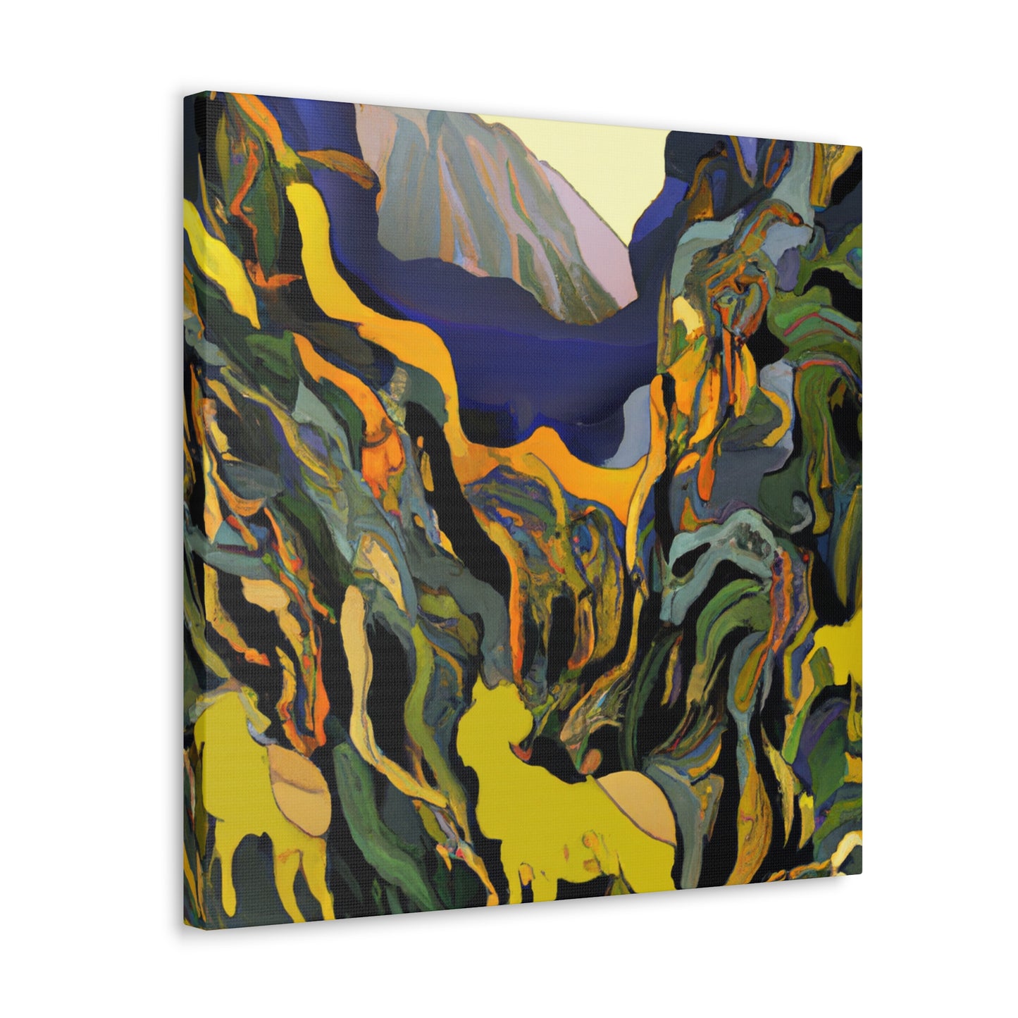 Ibex Mystic Mountain Land - Canvas