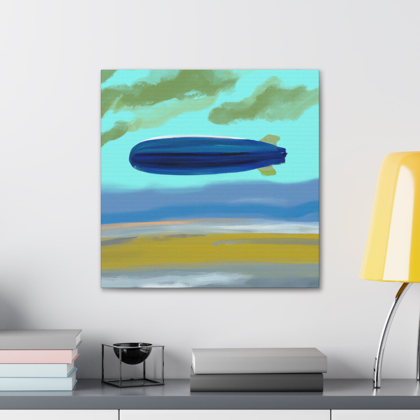 "Blimp in Abstraction" - Canvas