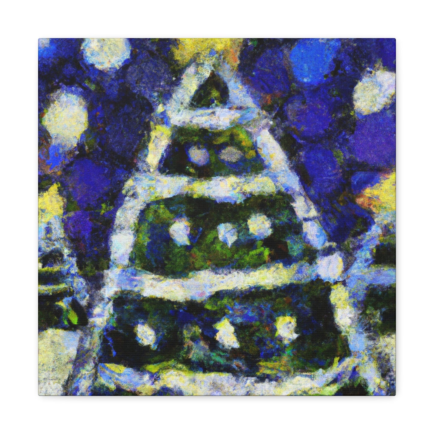 "Christmas Tree Glorified" - Canvas