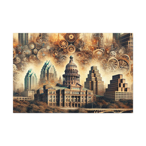 "Steam-powered Austin Enchantment" - Canvas