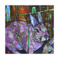 "Rabbit in Impressionism" - Canvas