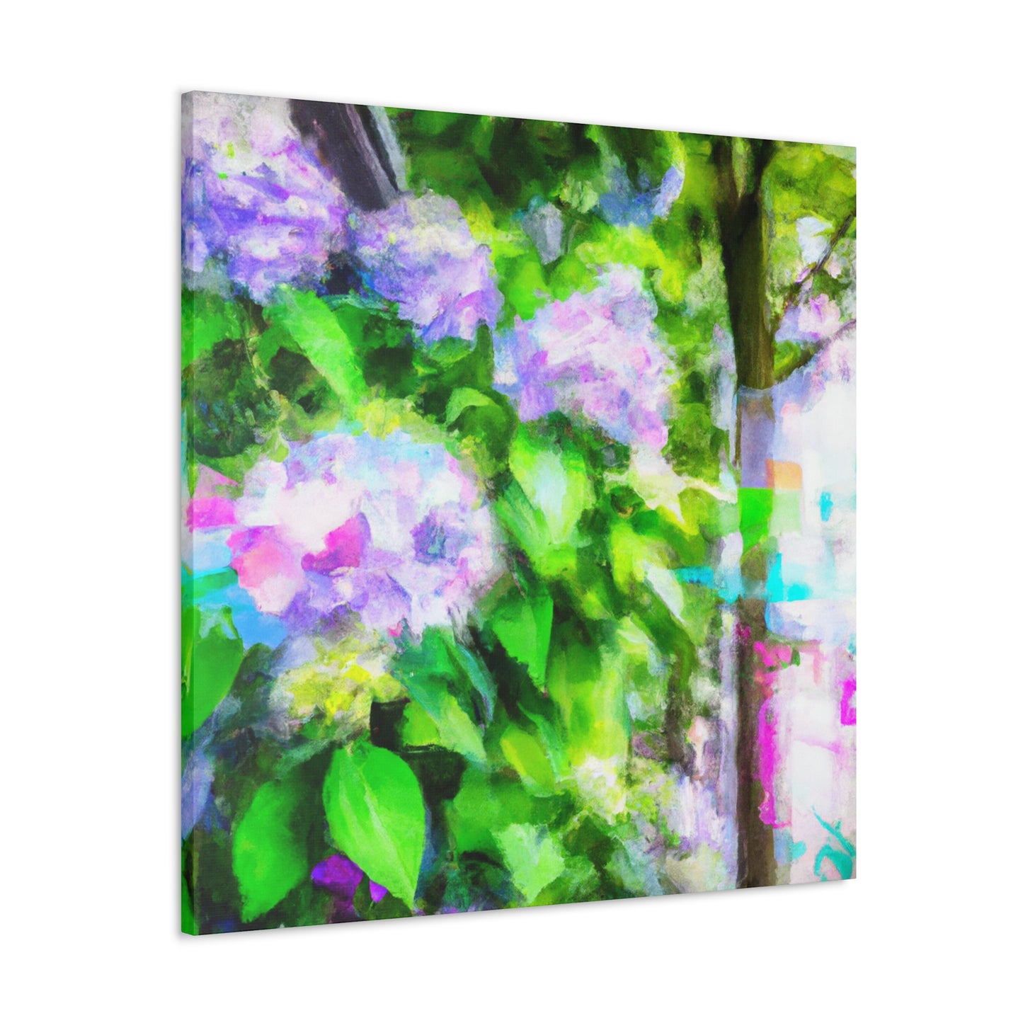 "Hydrangea in Bloom". - Canvas