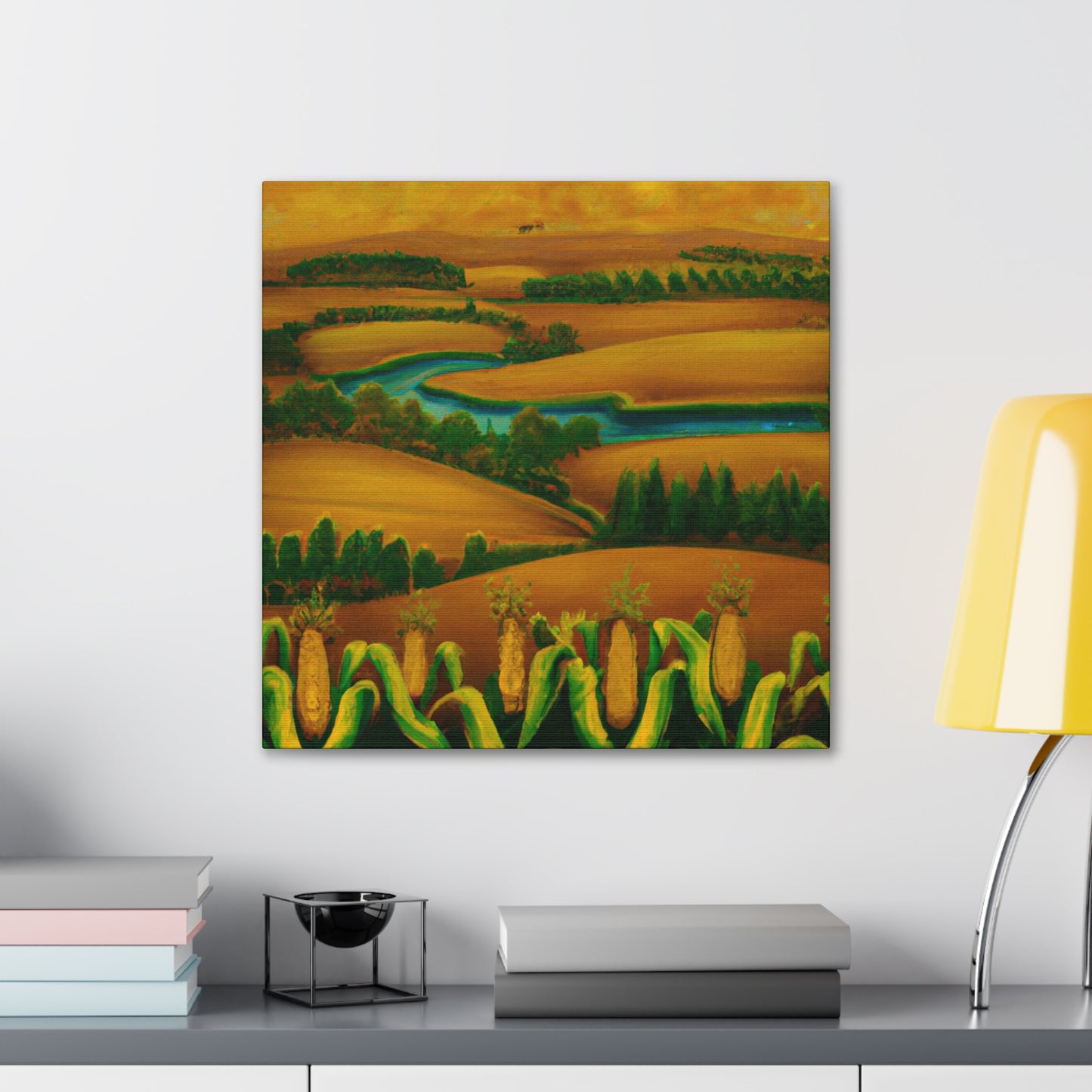 Corn in Splendour Garden - Canvas