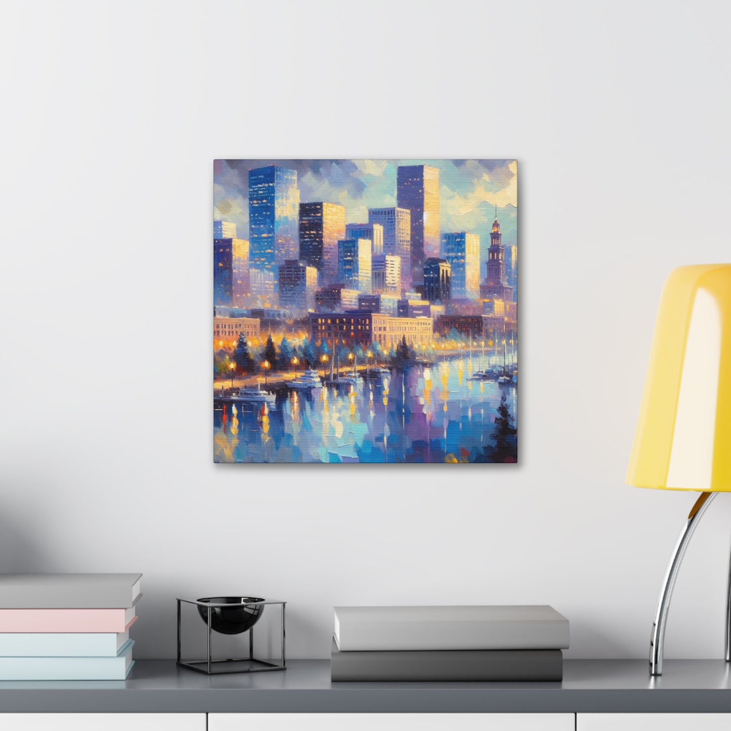 "Colorado's Vibrant Urban Colors" - Canvas