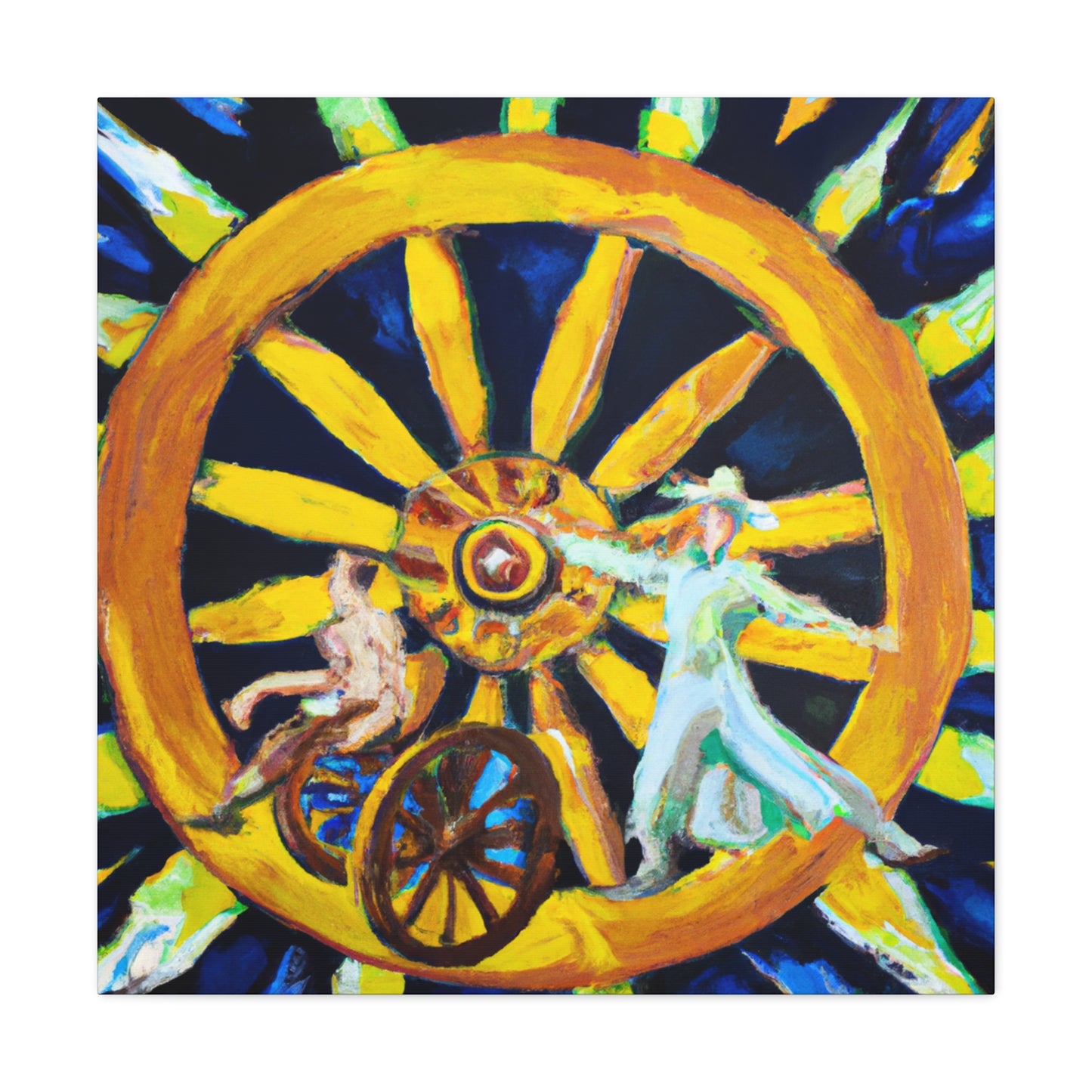 "Wheels of Splendorili" - Canvas