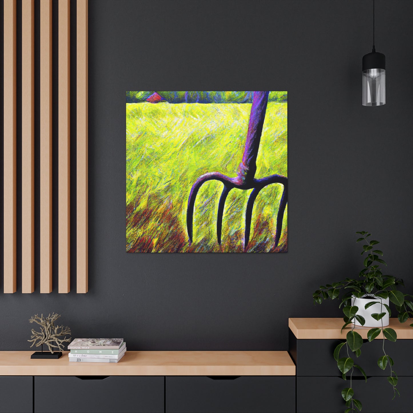 Pitchfork in Impressionism - Canvas