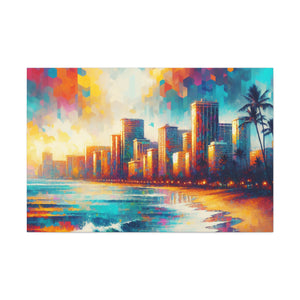 Island Paradise Awakening - Canvas