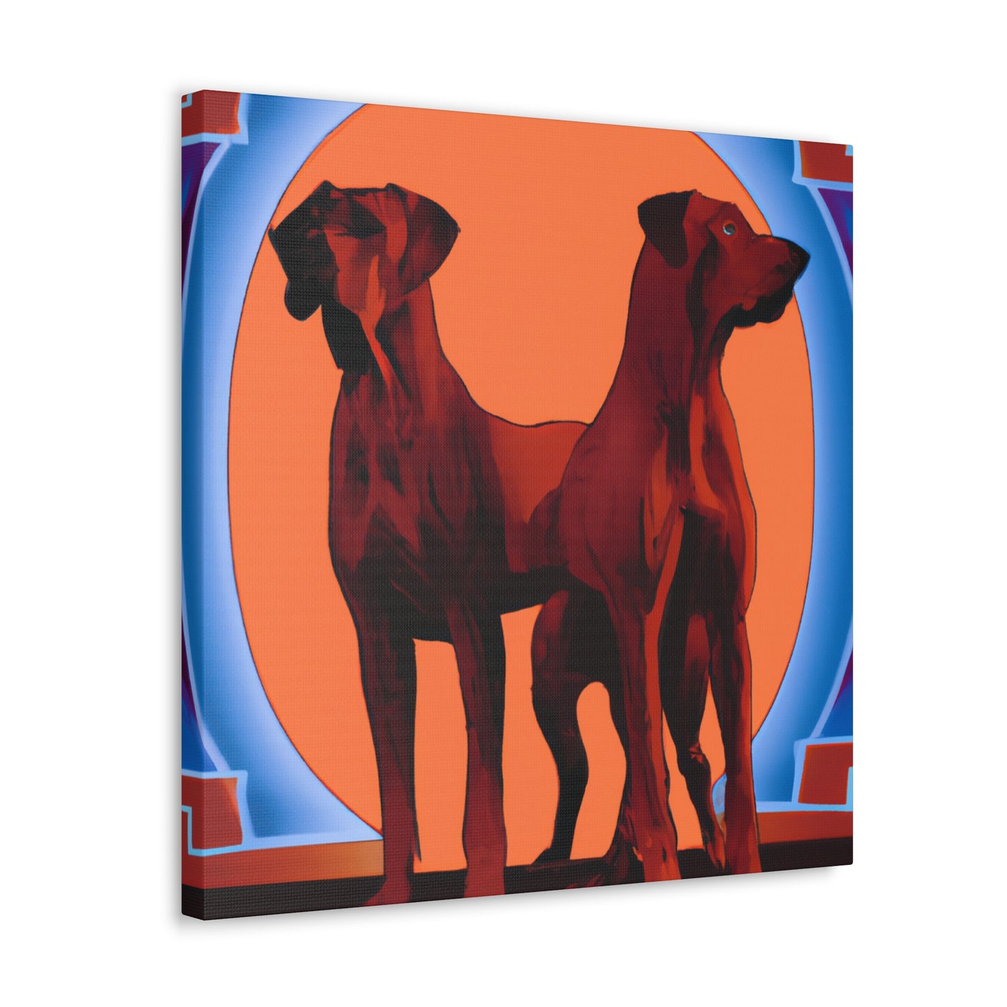 Ridgeback Art Deco. - Canvas