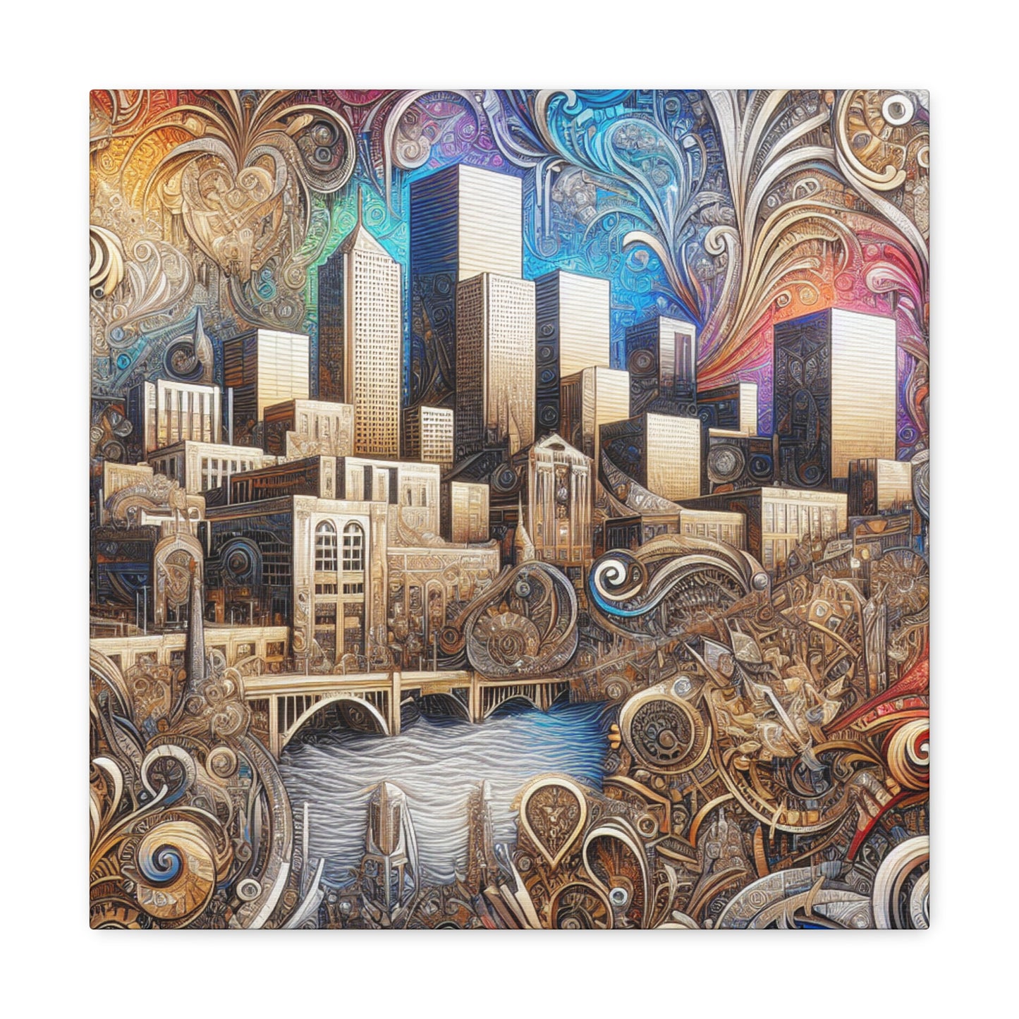 Mile High City's Expression - Canvas