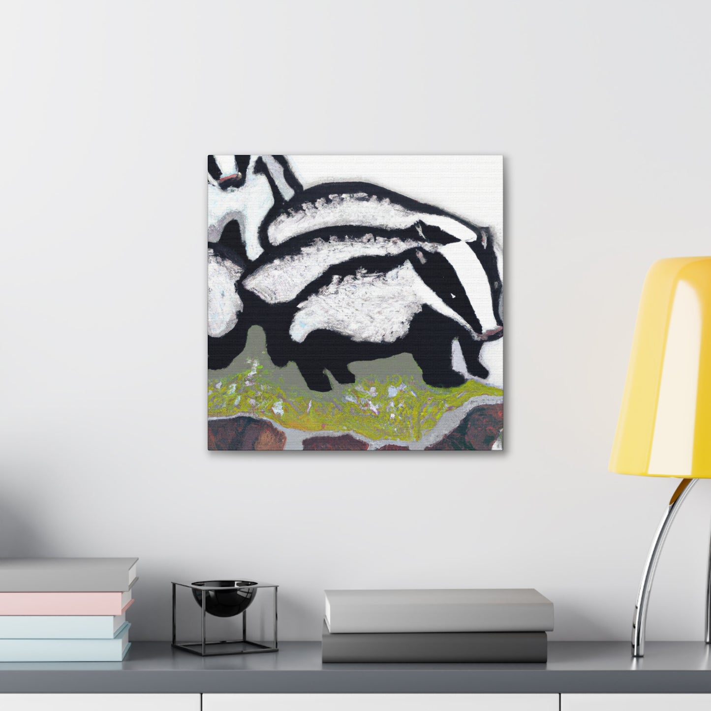 Badger's Abstract Emotion - Canvas