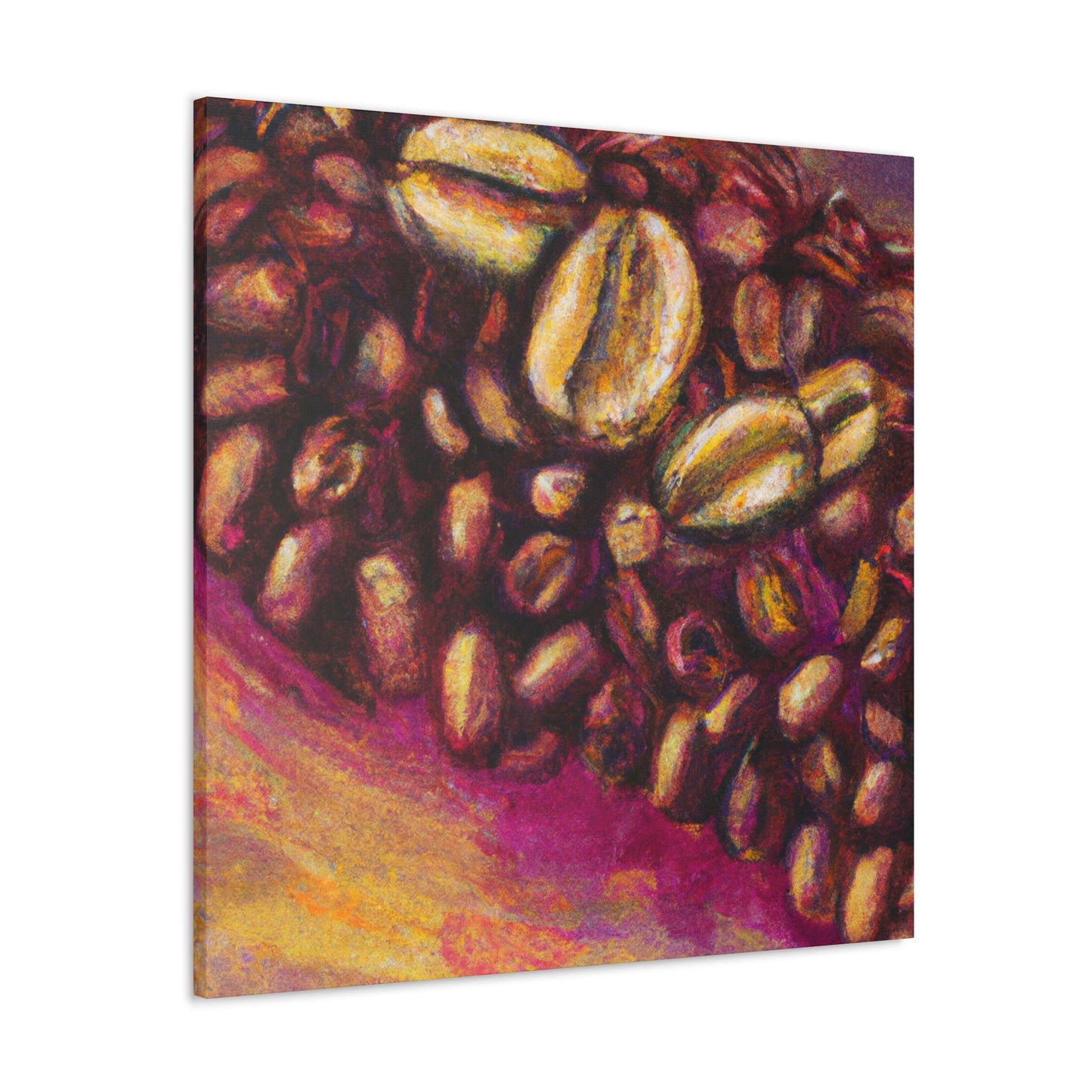 "Coffee's Colorful Aroma" - Canvas